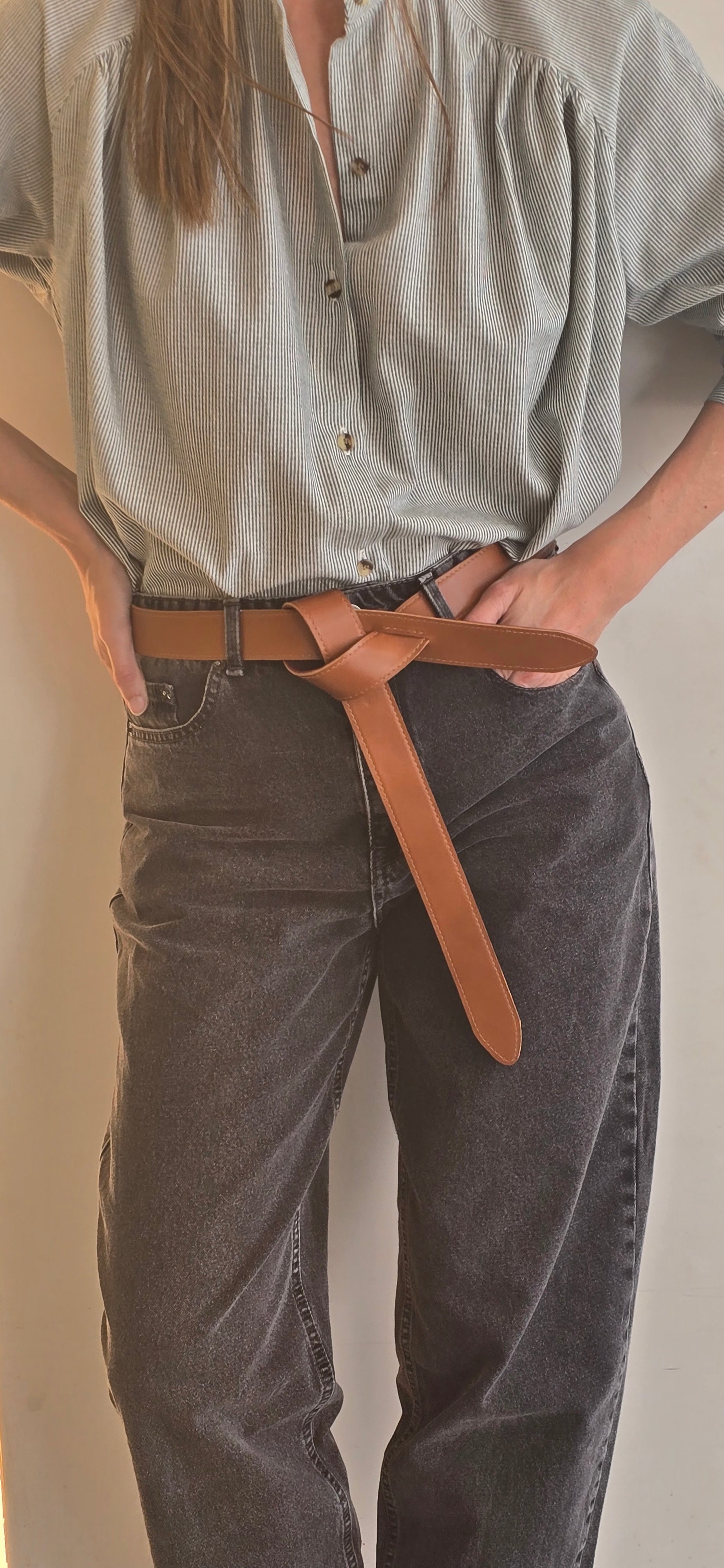 Narcisse Reversible Bordeaux-Camel 100% Leather Belt