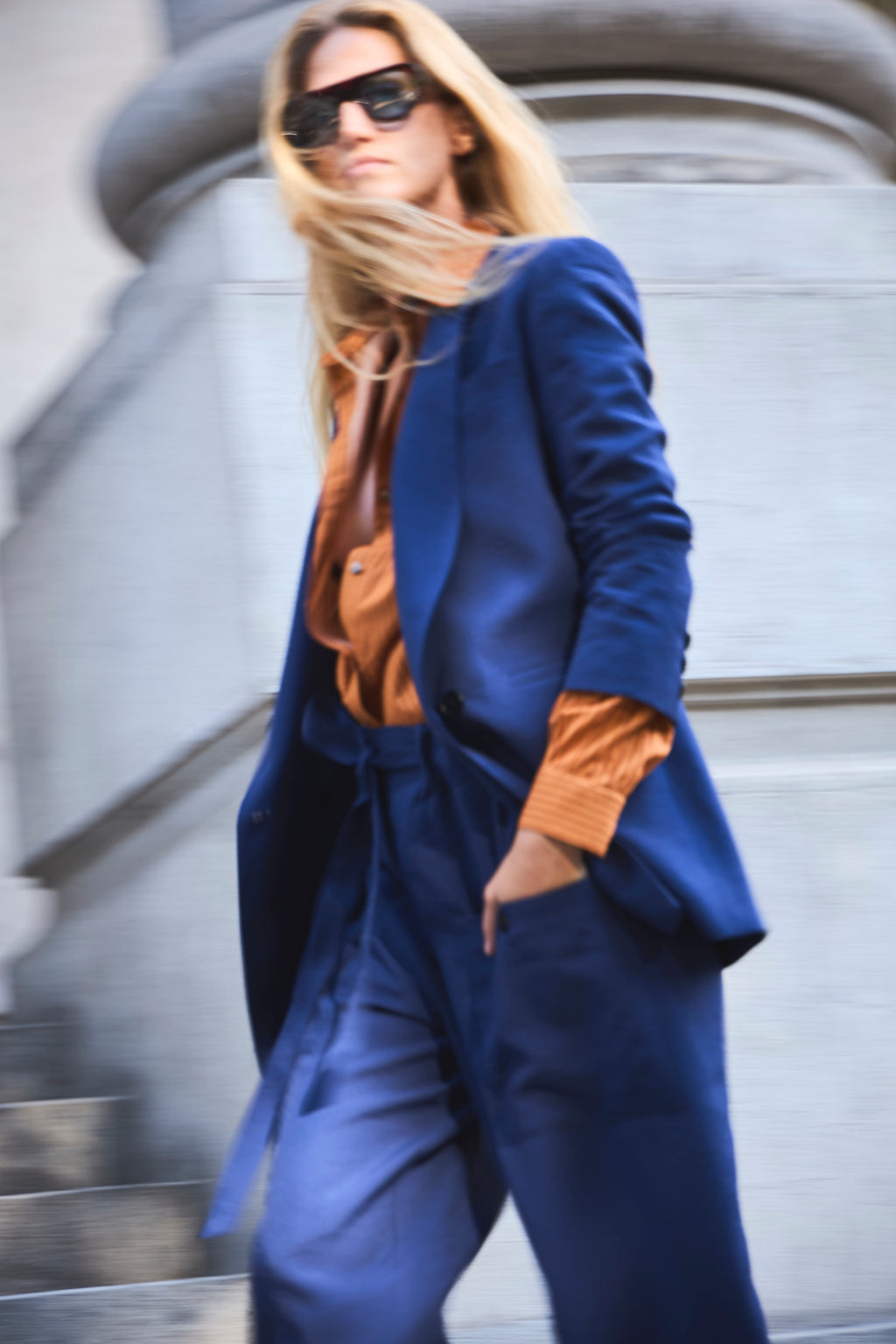 Blazer Ivresse Azul Rey