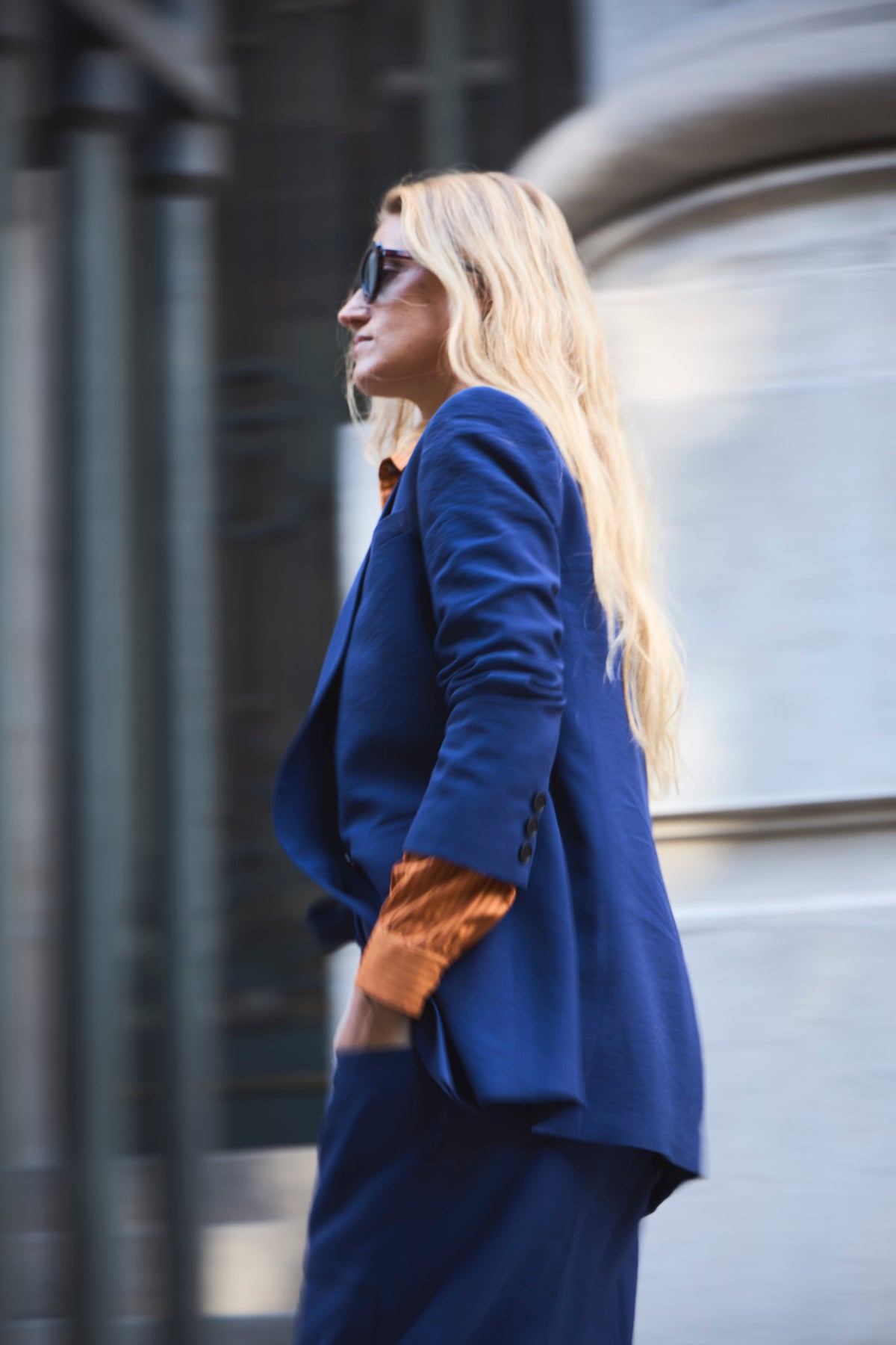 Blazer Ivresse Azul Rey