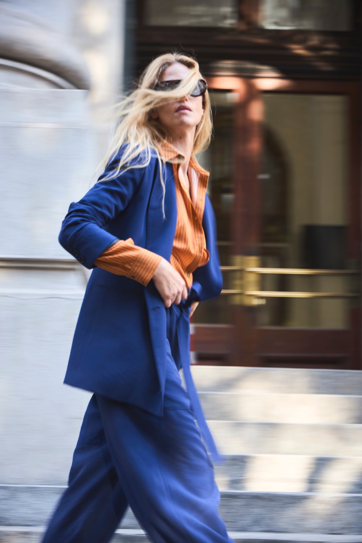 Blazer Ivresse Azul Rey