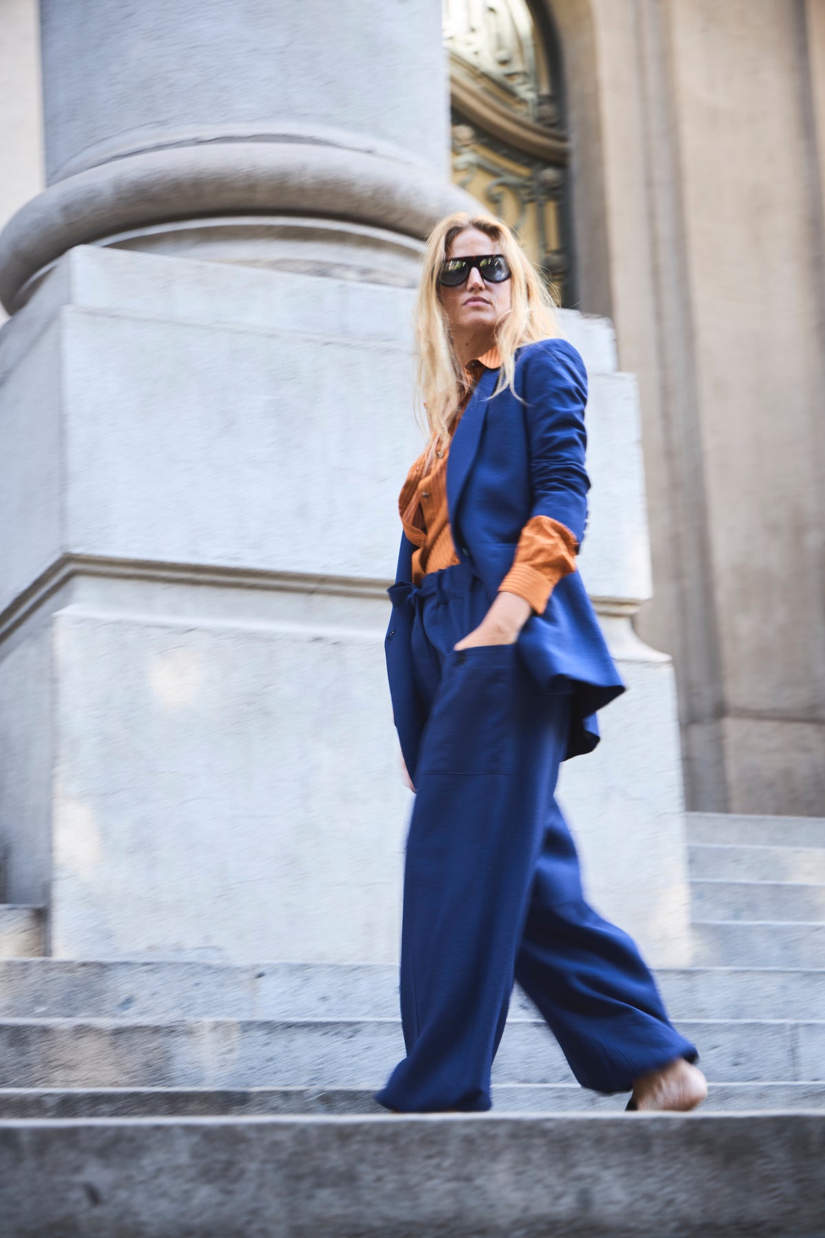 Blazer Ivresse Azul Rey