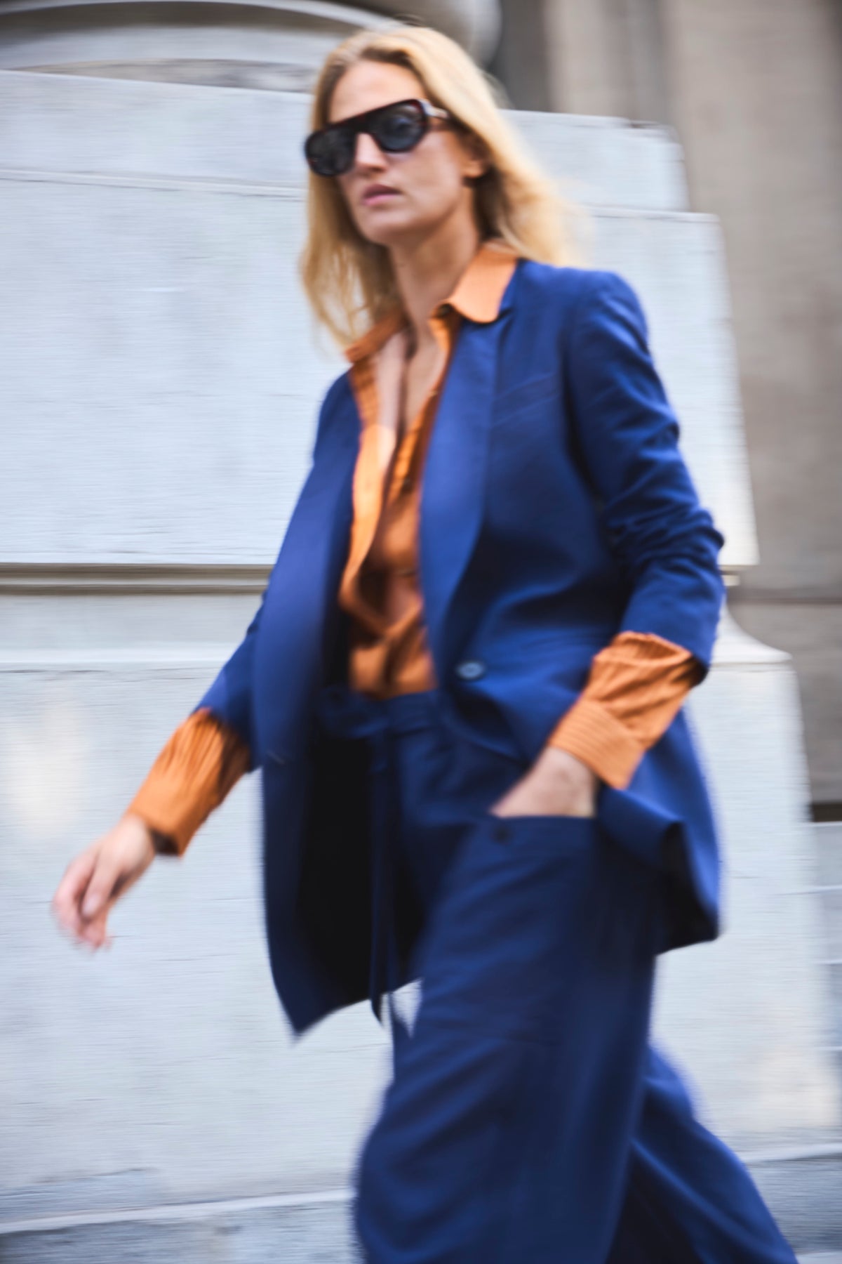 Blazer Ivresse Azul Rey