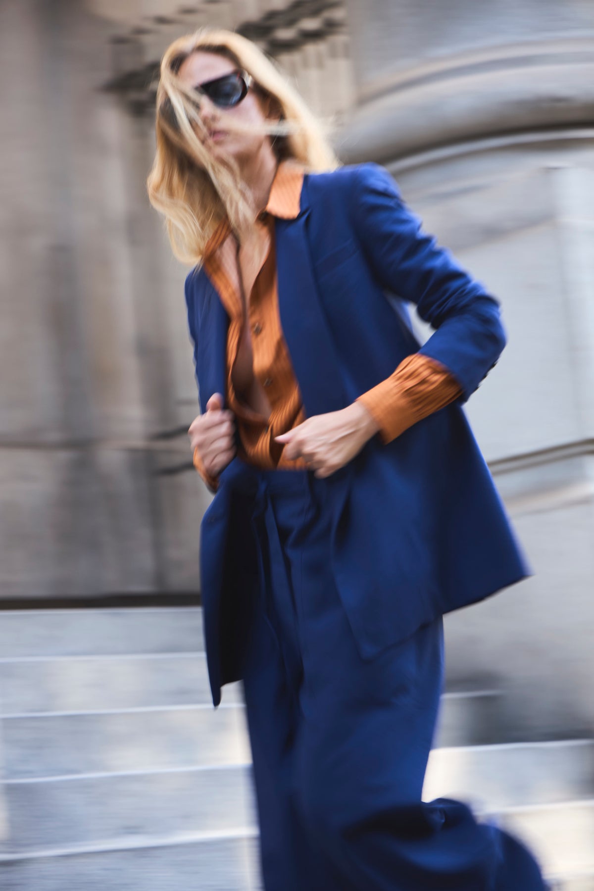 Blazer Ivresse Azul Rey