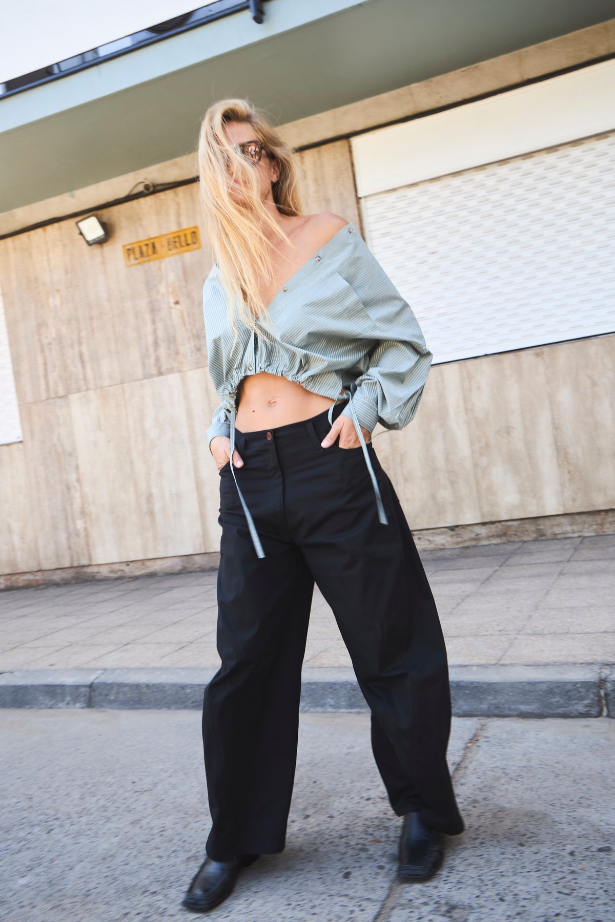 Pantalón Ether Algodón Negro