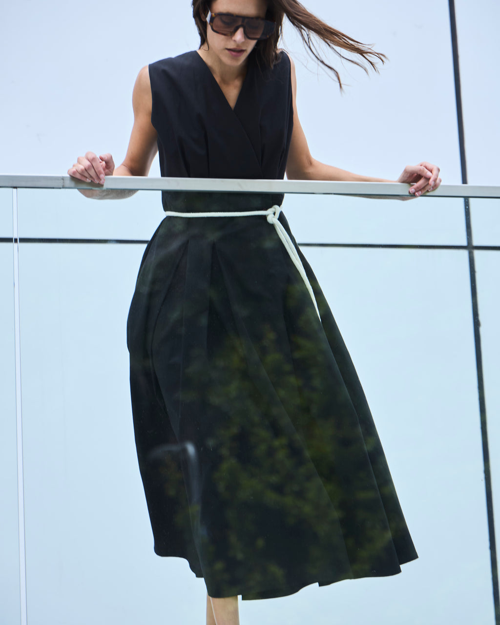 Vestido Pale Algodón Negro