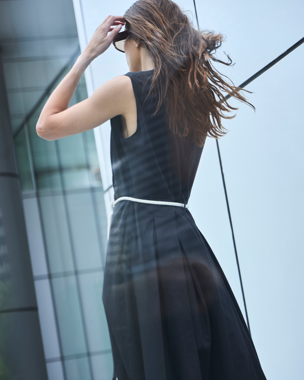 Vestido Pale Algodón Negro