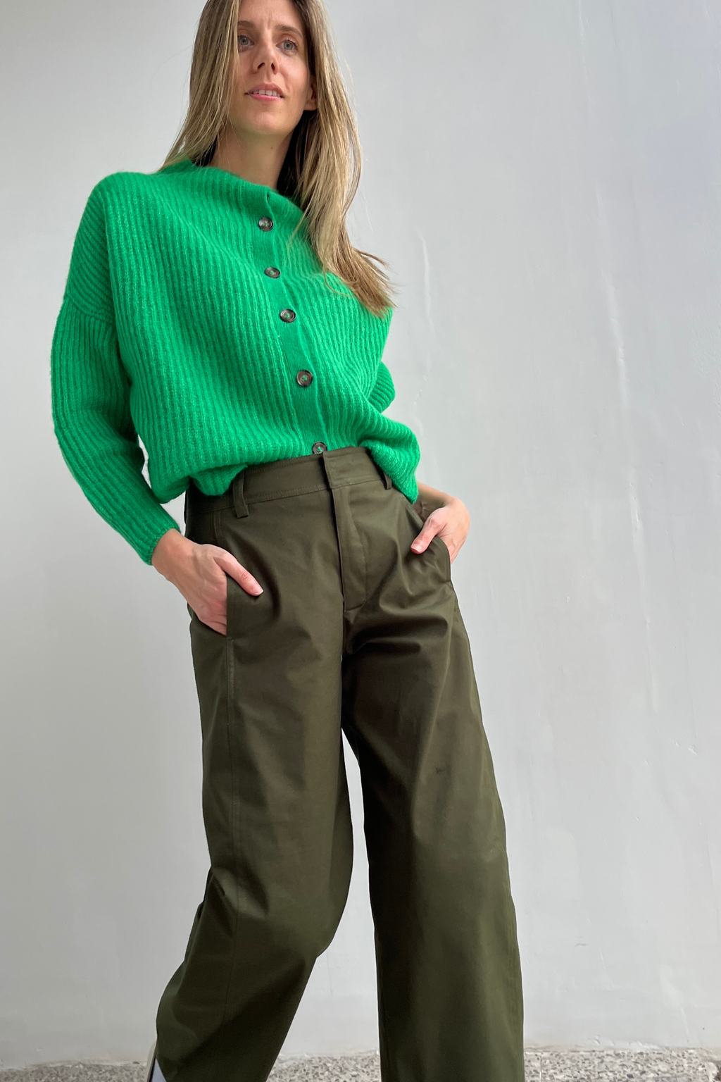 Chaleco Brise Superfine Alpaca Verde Selva