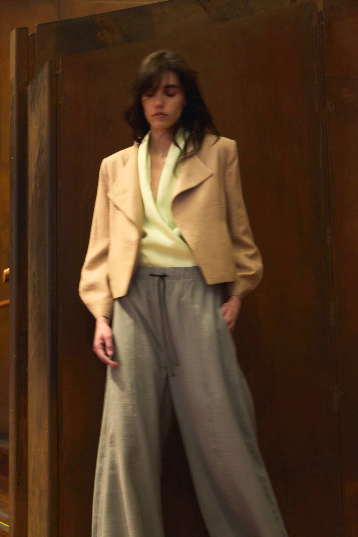 Pantalón Rivage Tencel Verde Salvia