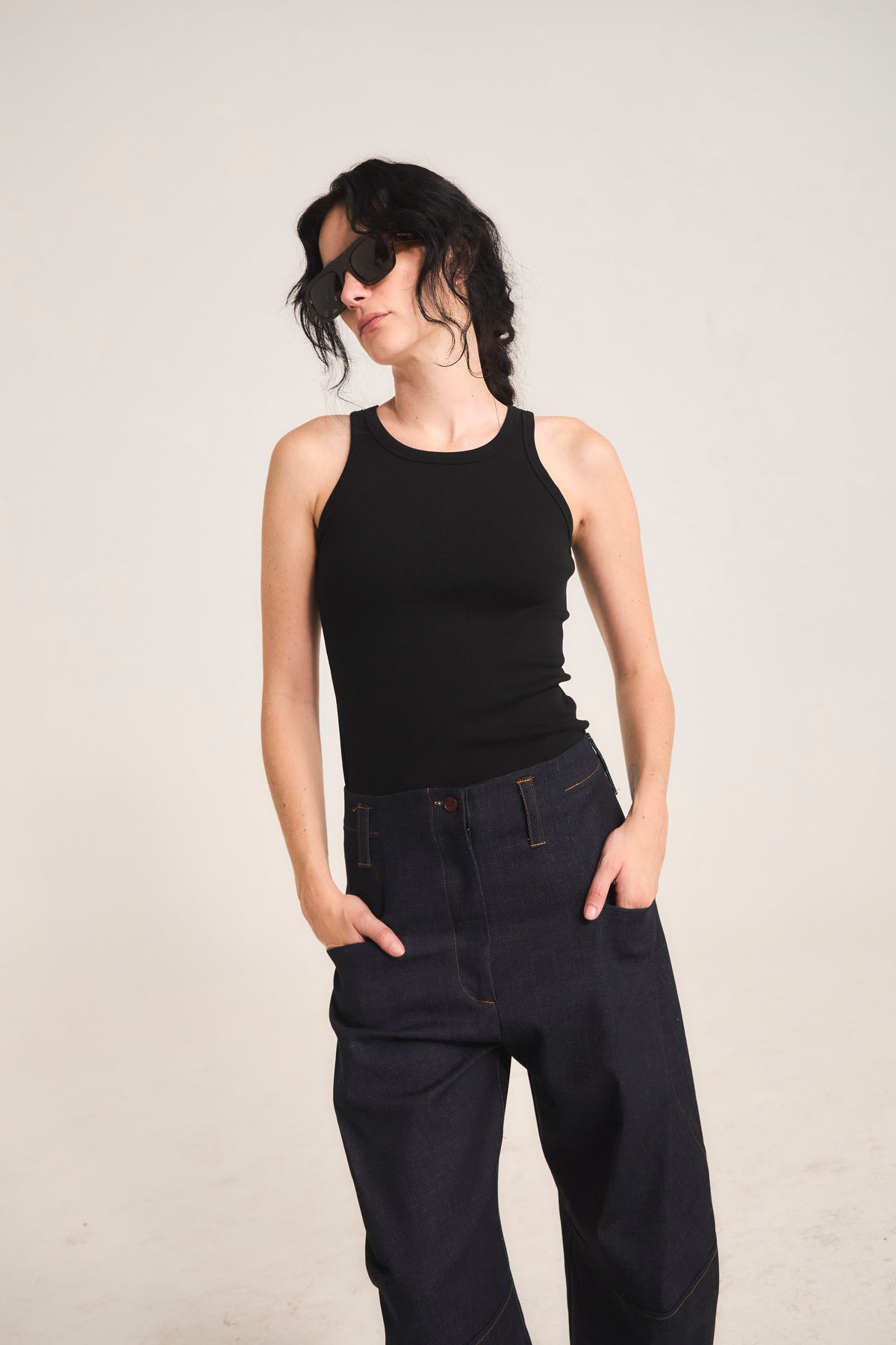Polera Arkana Algodón Negro