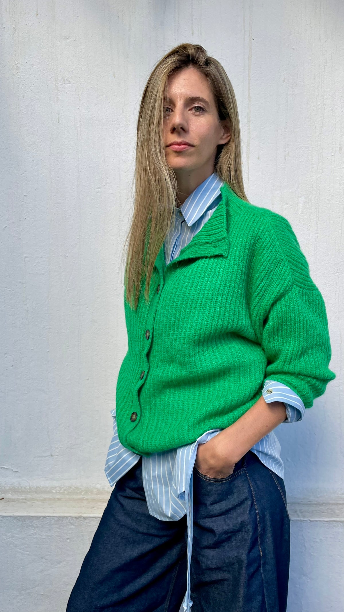 Chaleco Brise Superfine Alpaca Verde Selva