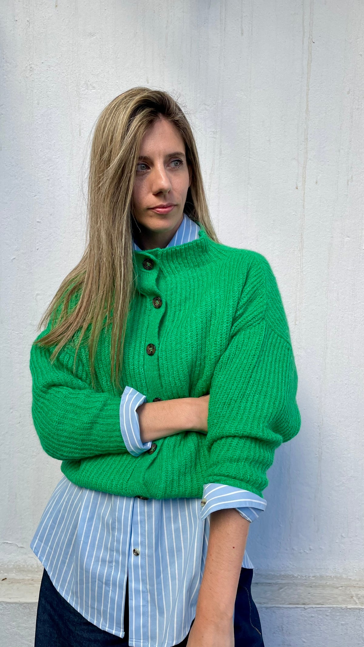 Chaleco Brise Superfine Alpaca Verde Selva