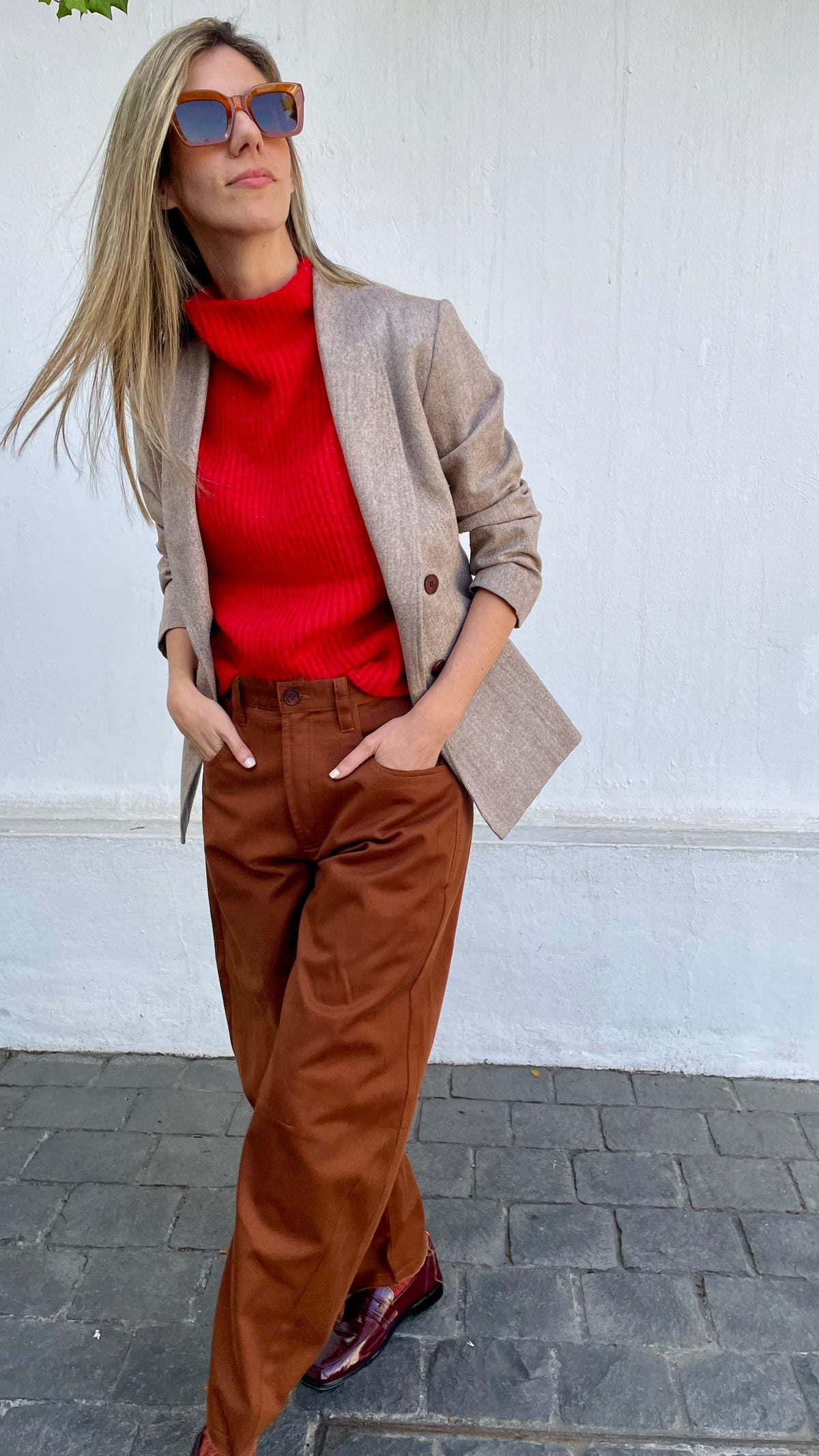 Blazer Vague Café Claro
