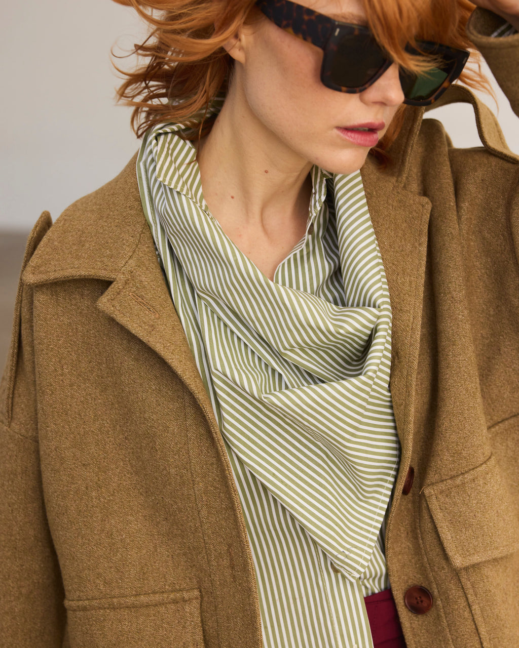 Chaqueta Amarante Lana Senape