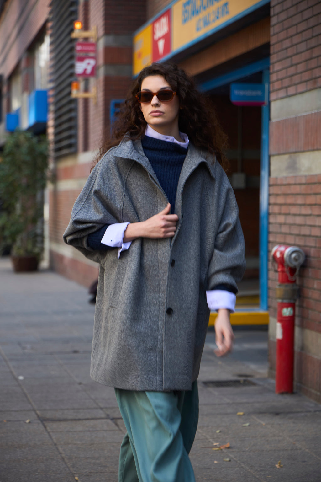 Dunes Gray Wool Jacket