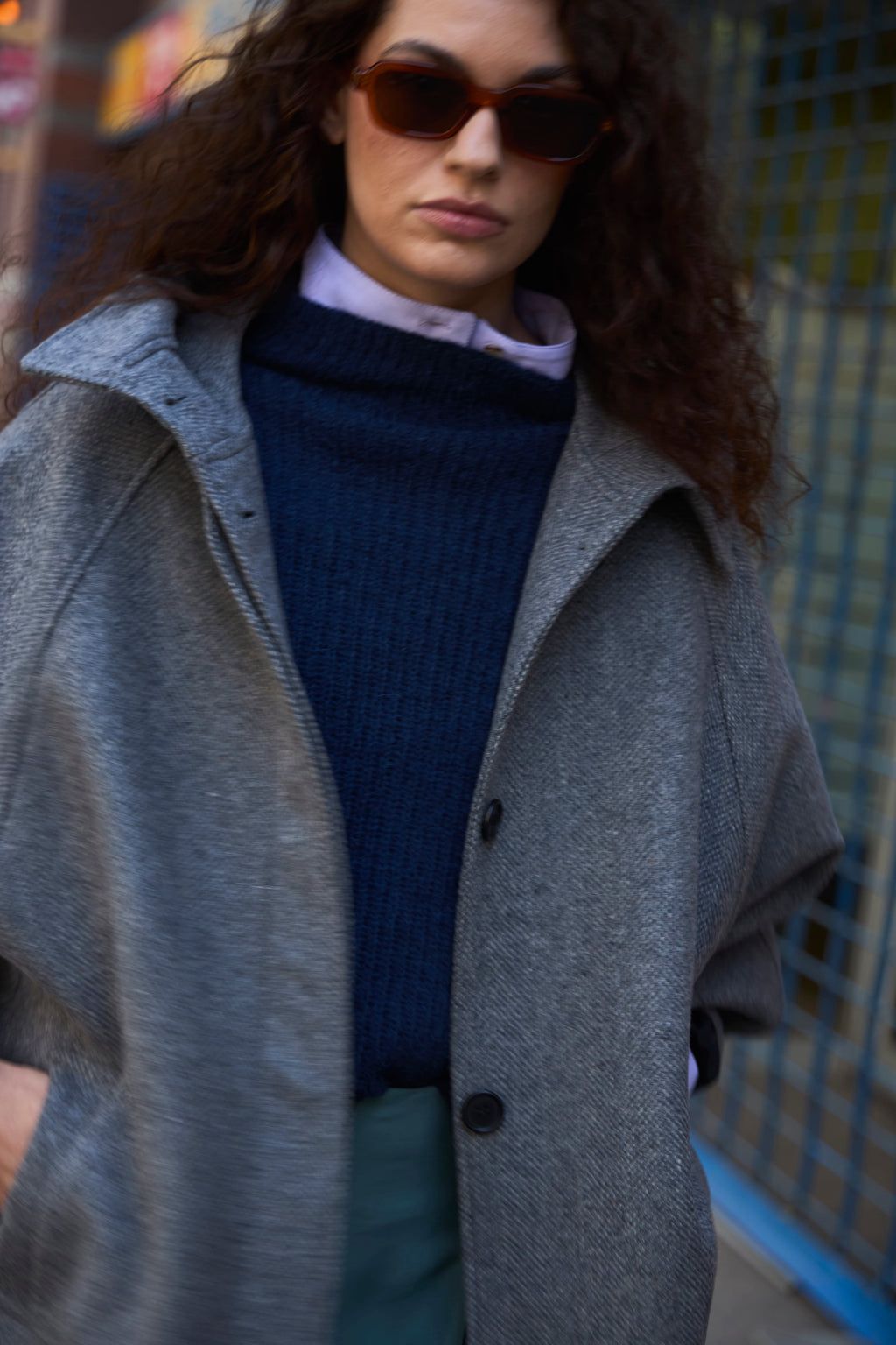 Dunes Gray Wool Jacket