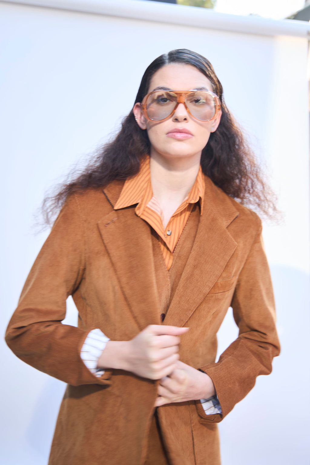 Mirage Corduroy Camel Blazer