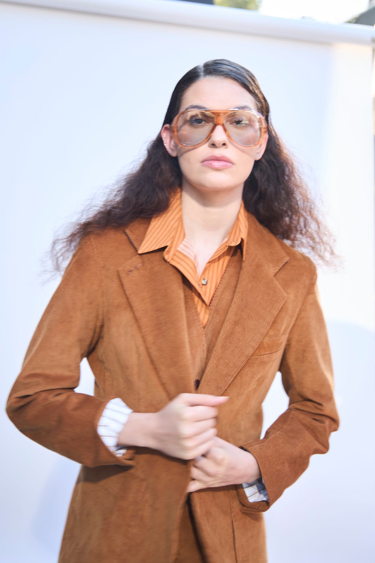 Mirage Corduroy Camel Blazer