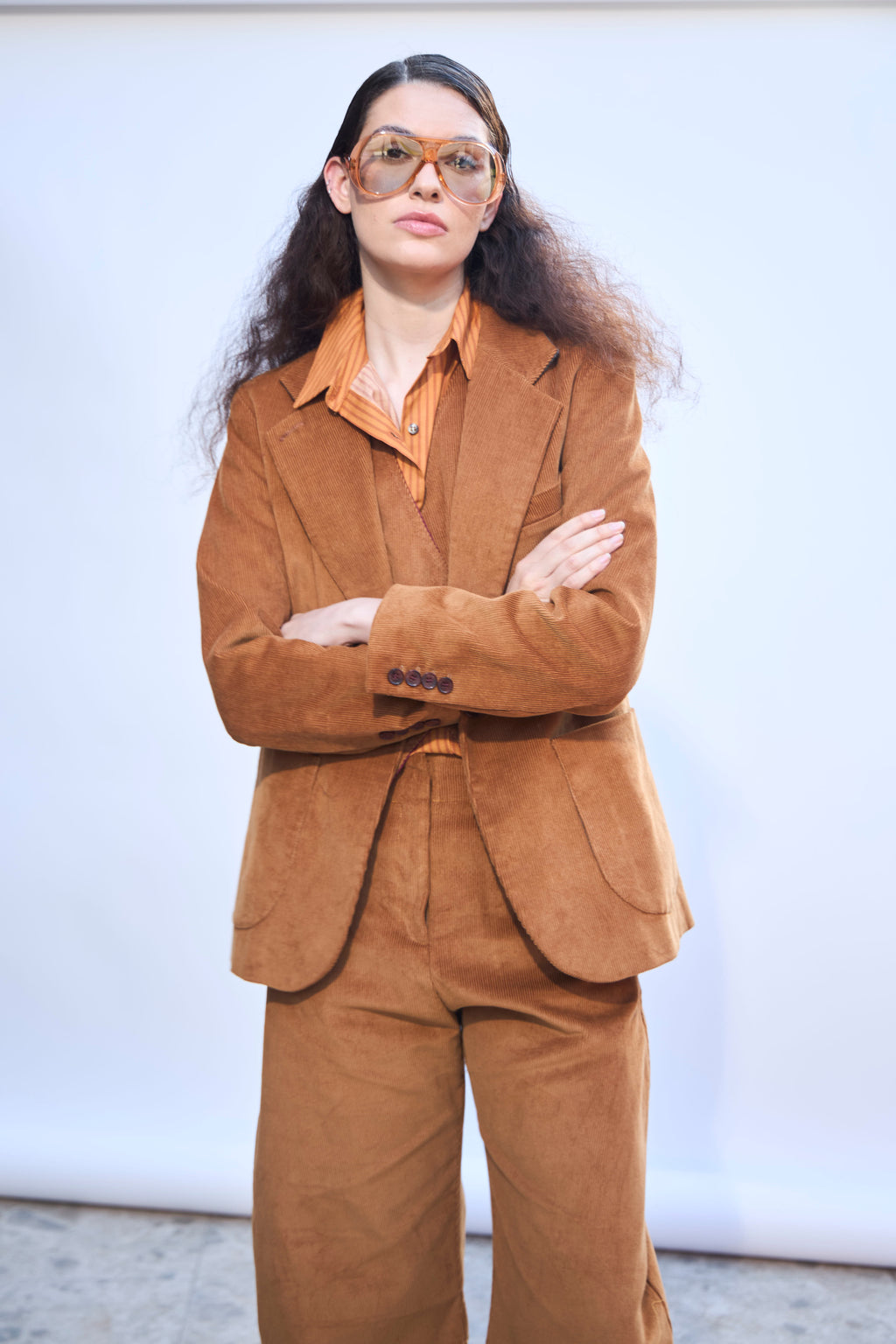 Mirage Corduroy Camel Blazer