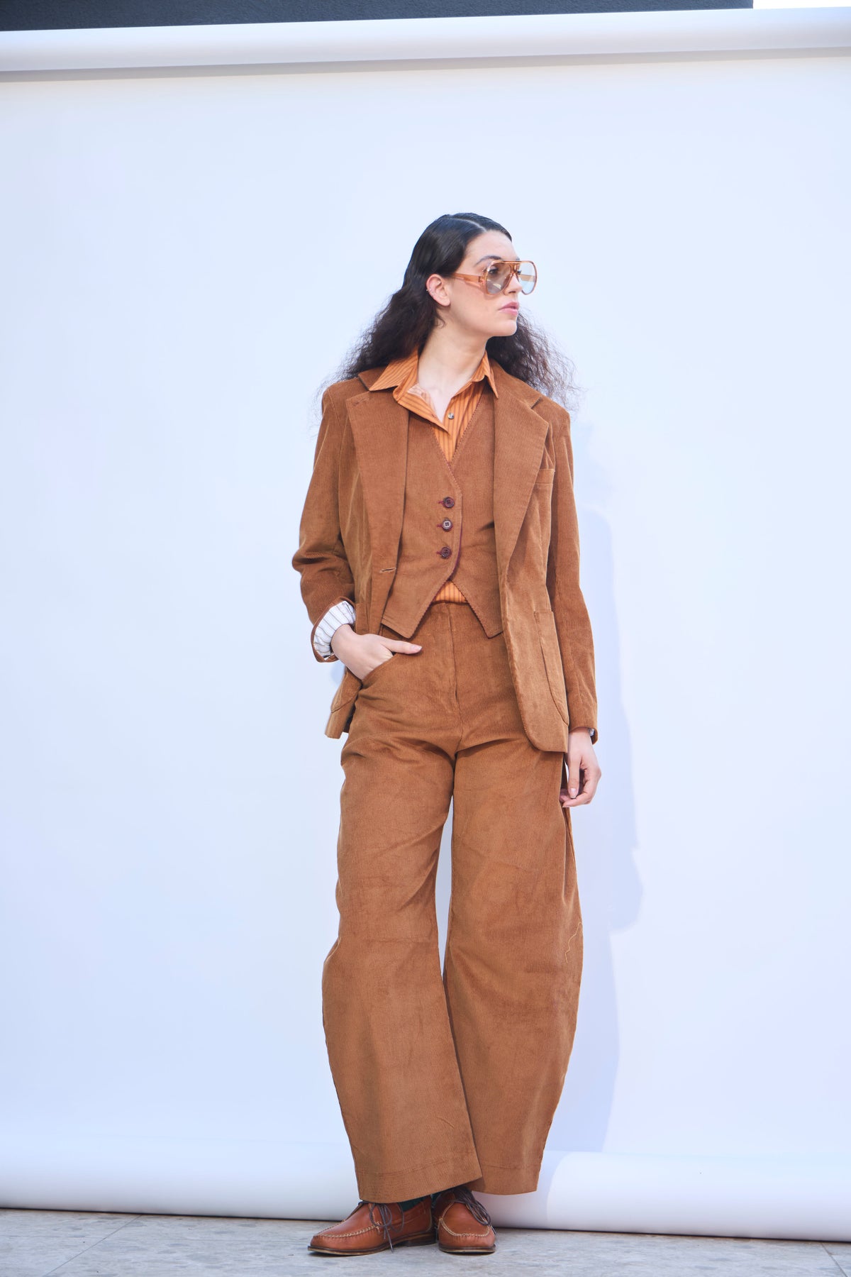 Pantalón Vivante Cotelé Camel
