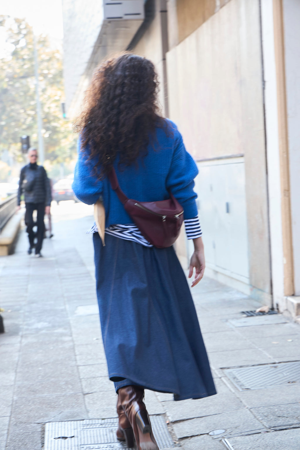 Marion 100% Leather Fanny Pack - Bordeaux