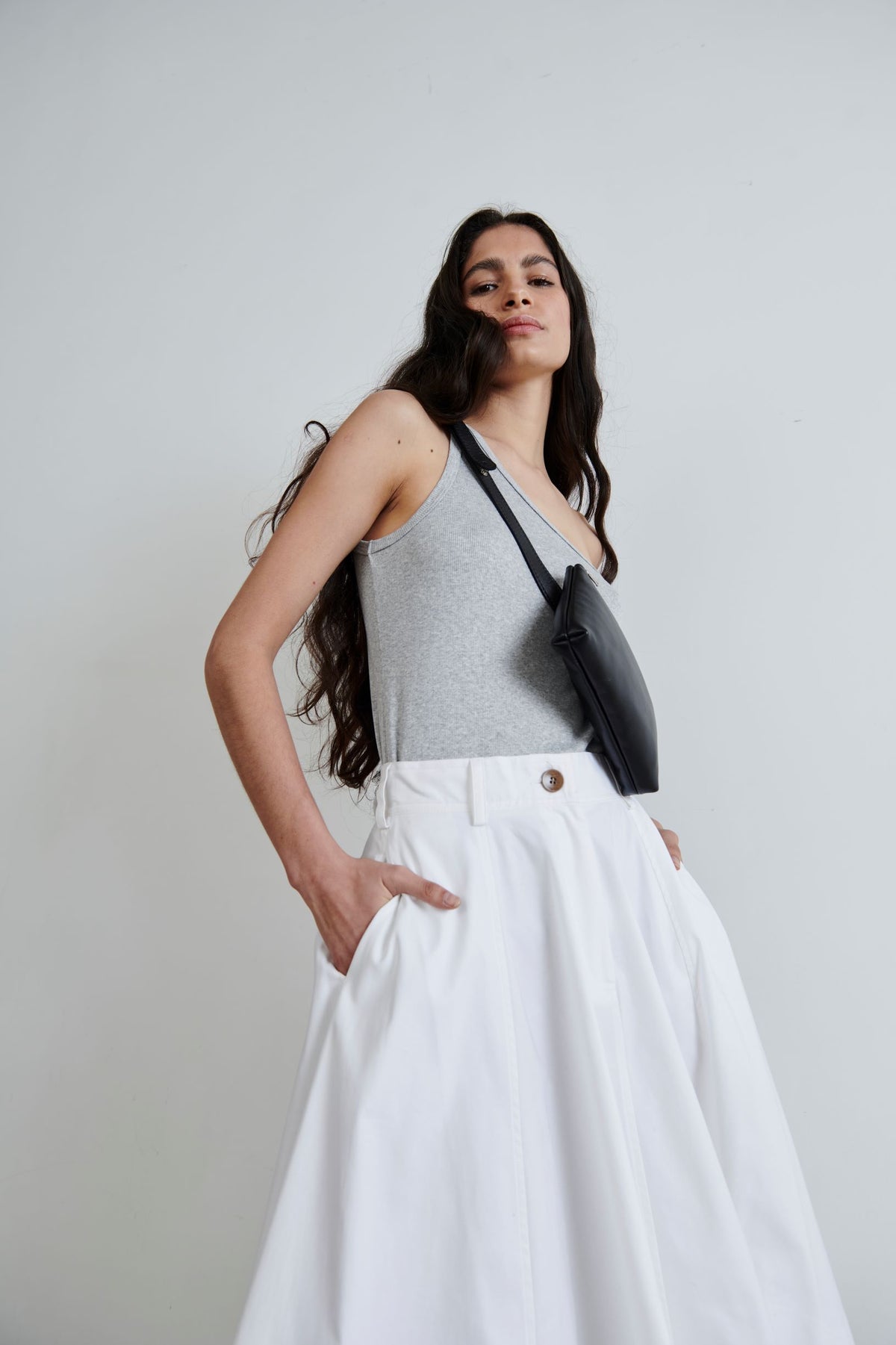 Polera Panamá Gris
