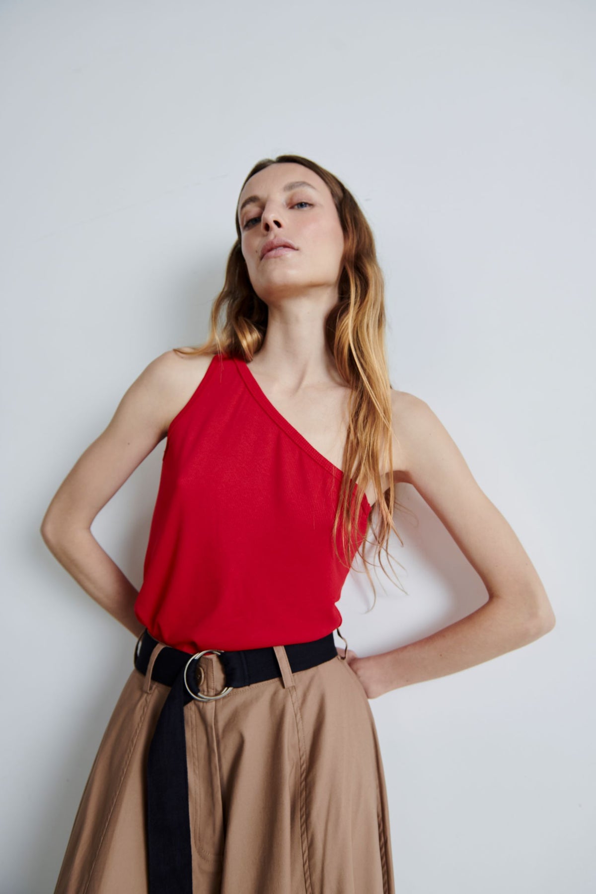 Polera Panamá Roja