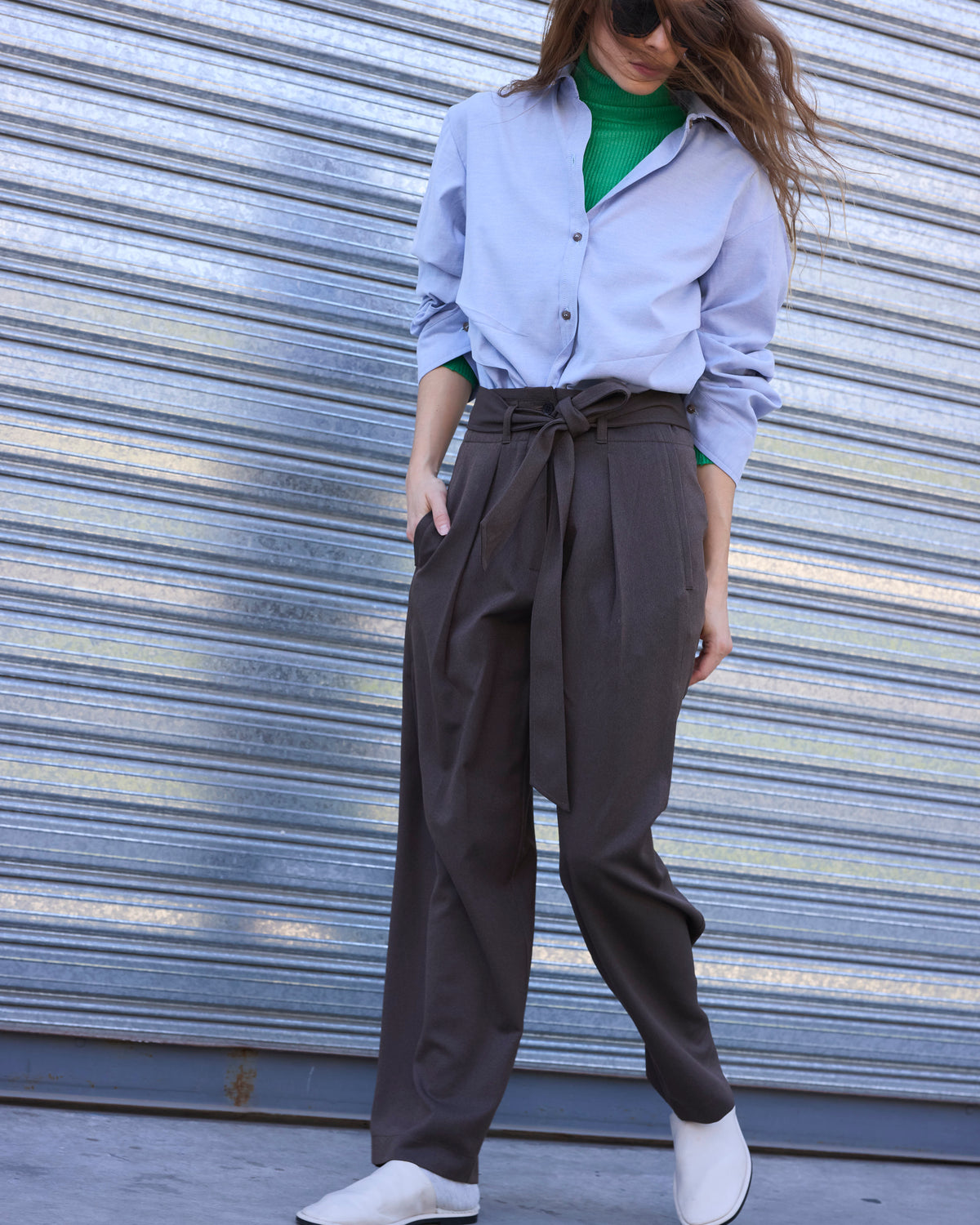 Pantalon Dahlia Espiga Cafe