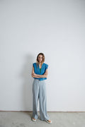 Mombasa Indigo Linen Jacket