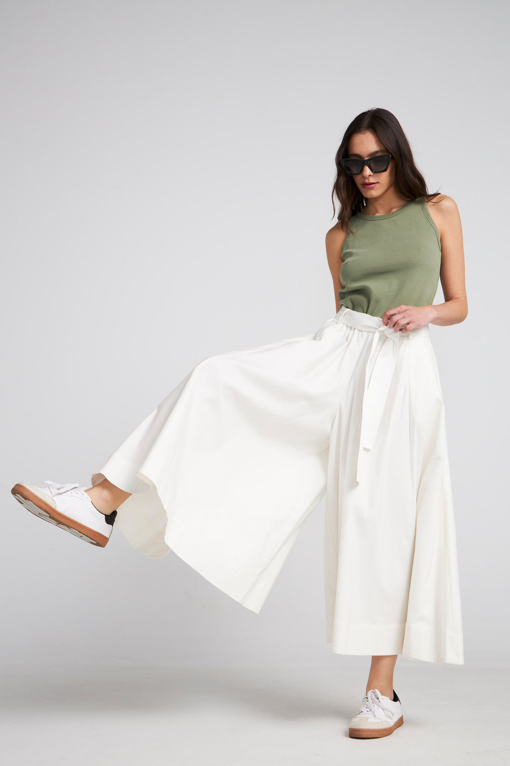 Arkana Green Cotton T-Shirt