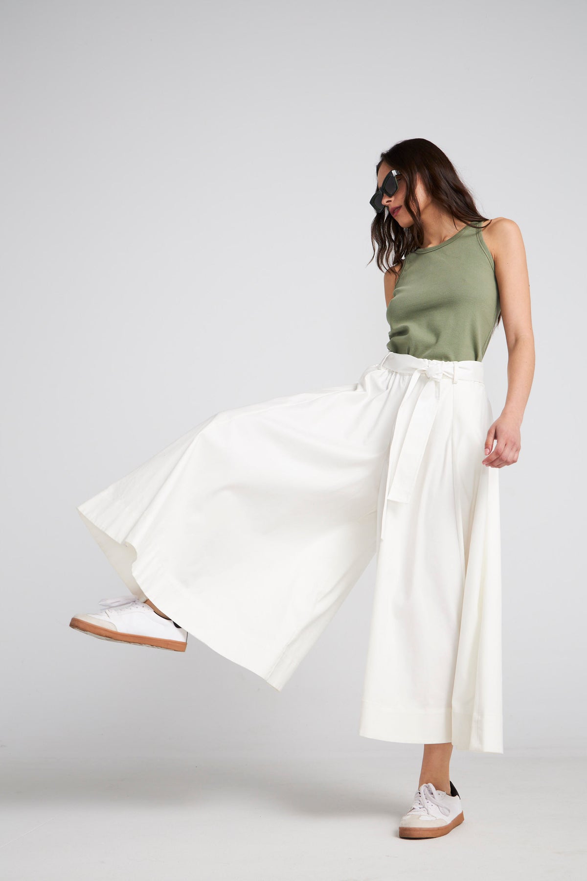 Arkana Green Cotton T-Shirt