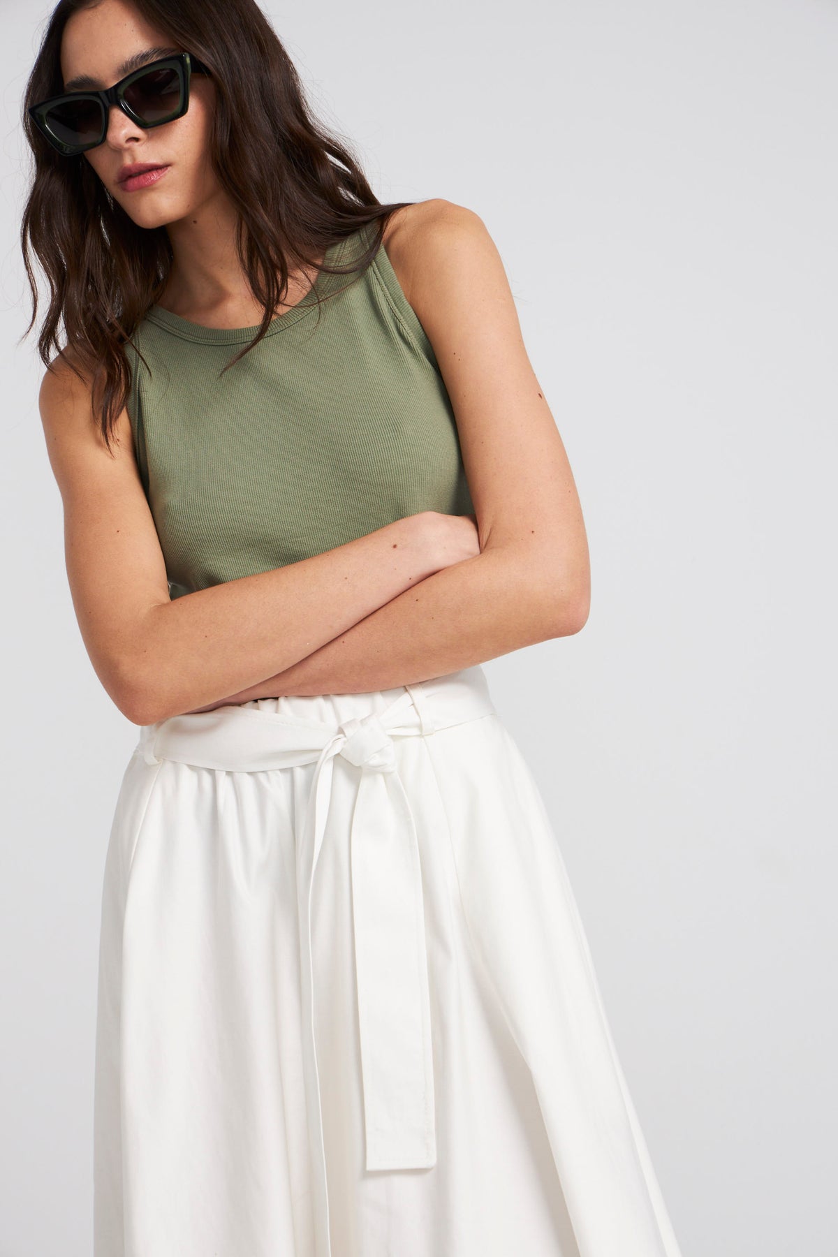 Arkana Green Cotton T-Shirt