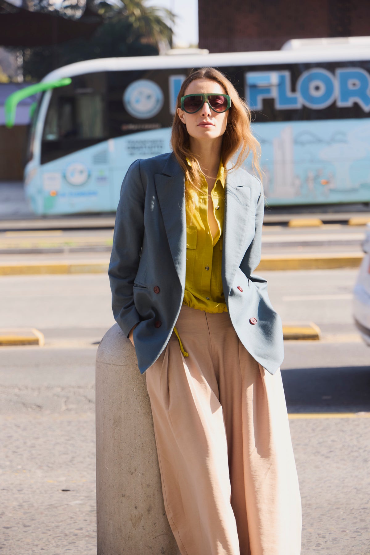 Blazer Corsaire 100% Algodón Verde