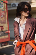 Blazer Corsaire 100% Algodón Moca