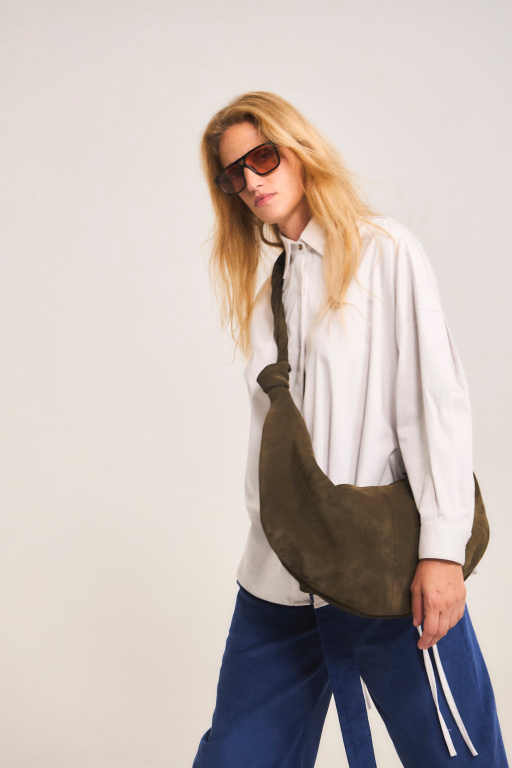 Cartera Brume 100% Gamuza Verde