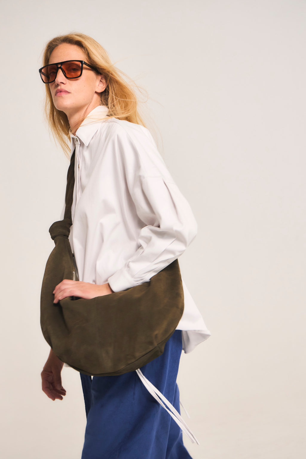 Cartera Brume 100% Gamuza Verde