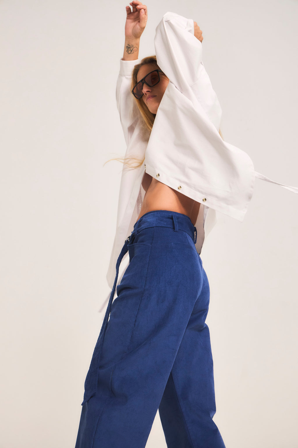 Pantalón Vivante Cotelé Azulino
