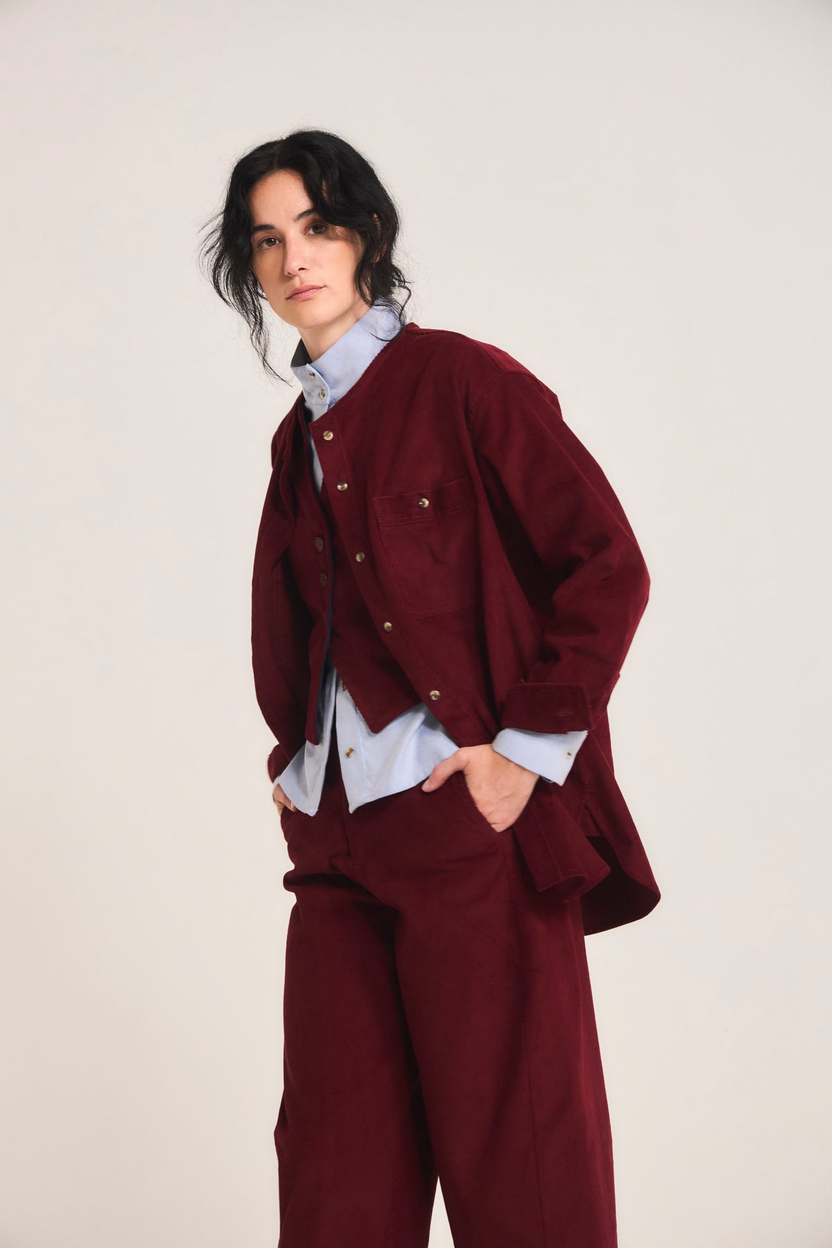 Sobrecamisa Doute Cotelé Burdeo