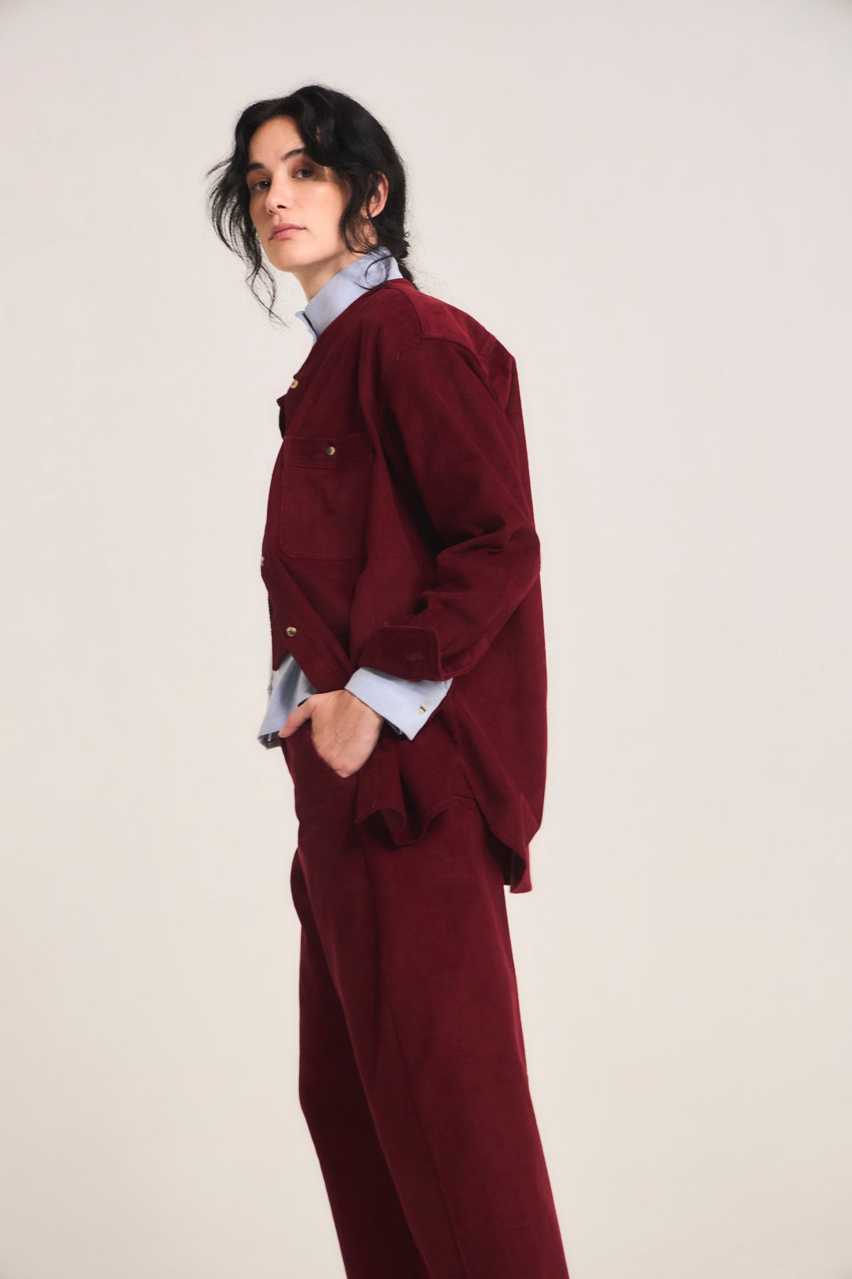 Sobrecamisa Doute Cotelé Burdeo