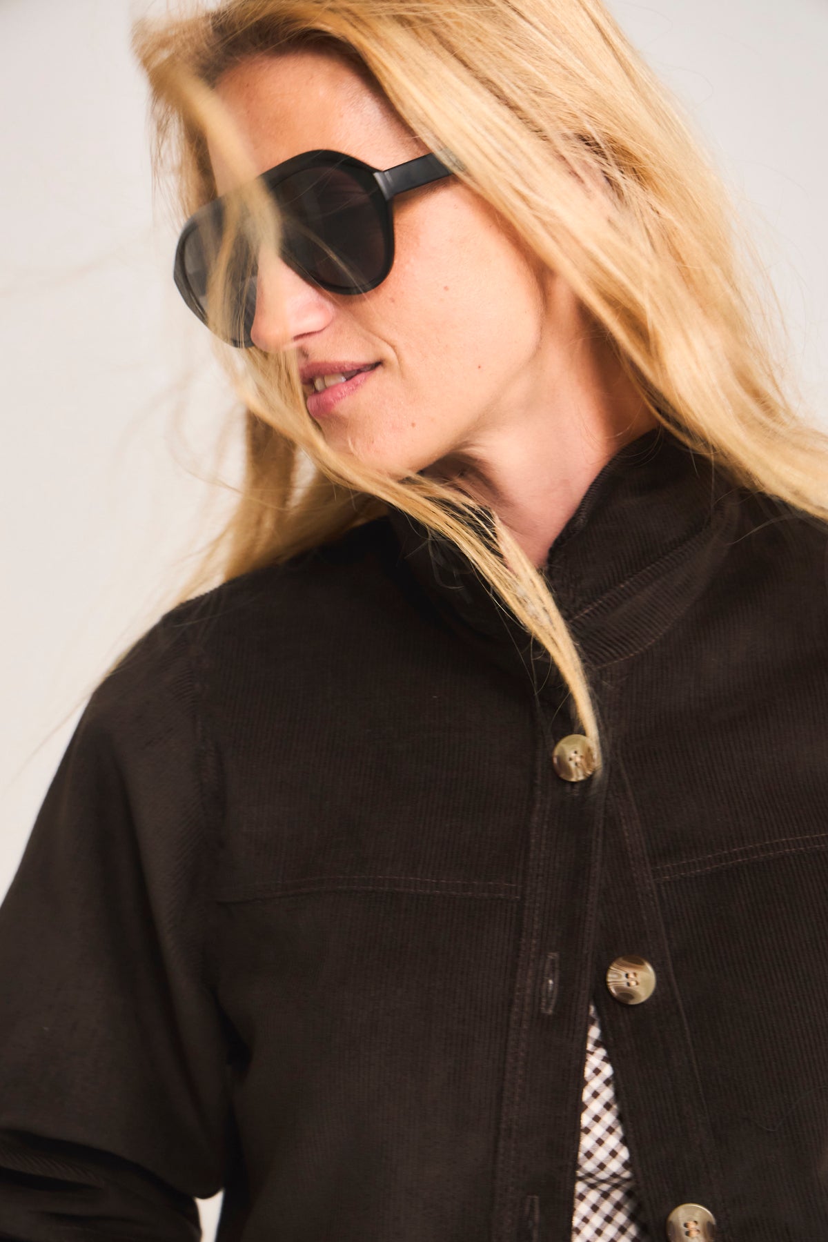 Chaqueta Porter Cotelé Café