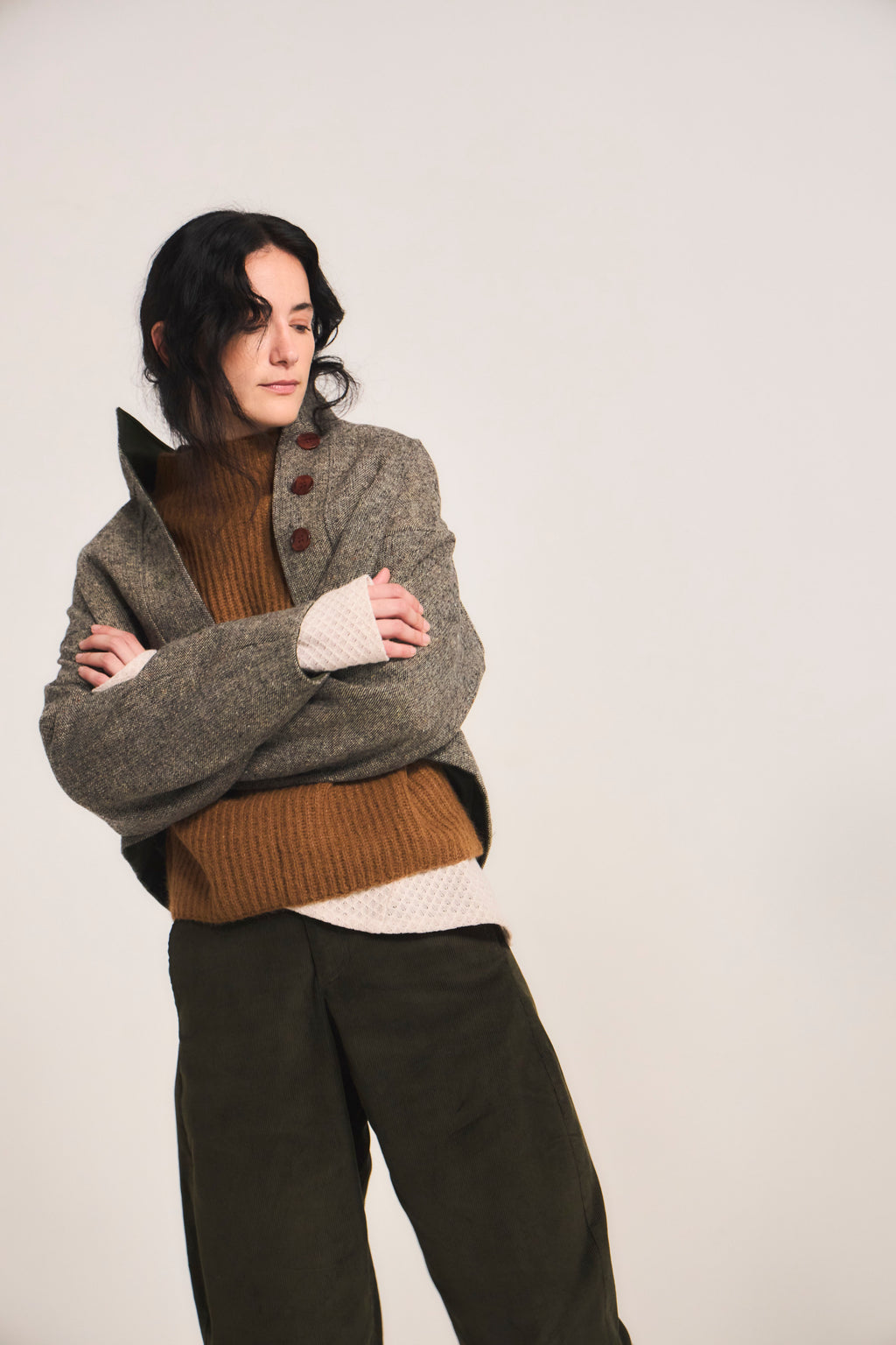 Chaqueta Prunelliere Lana Verde