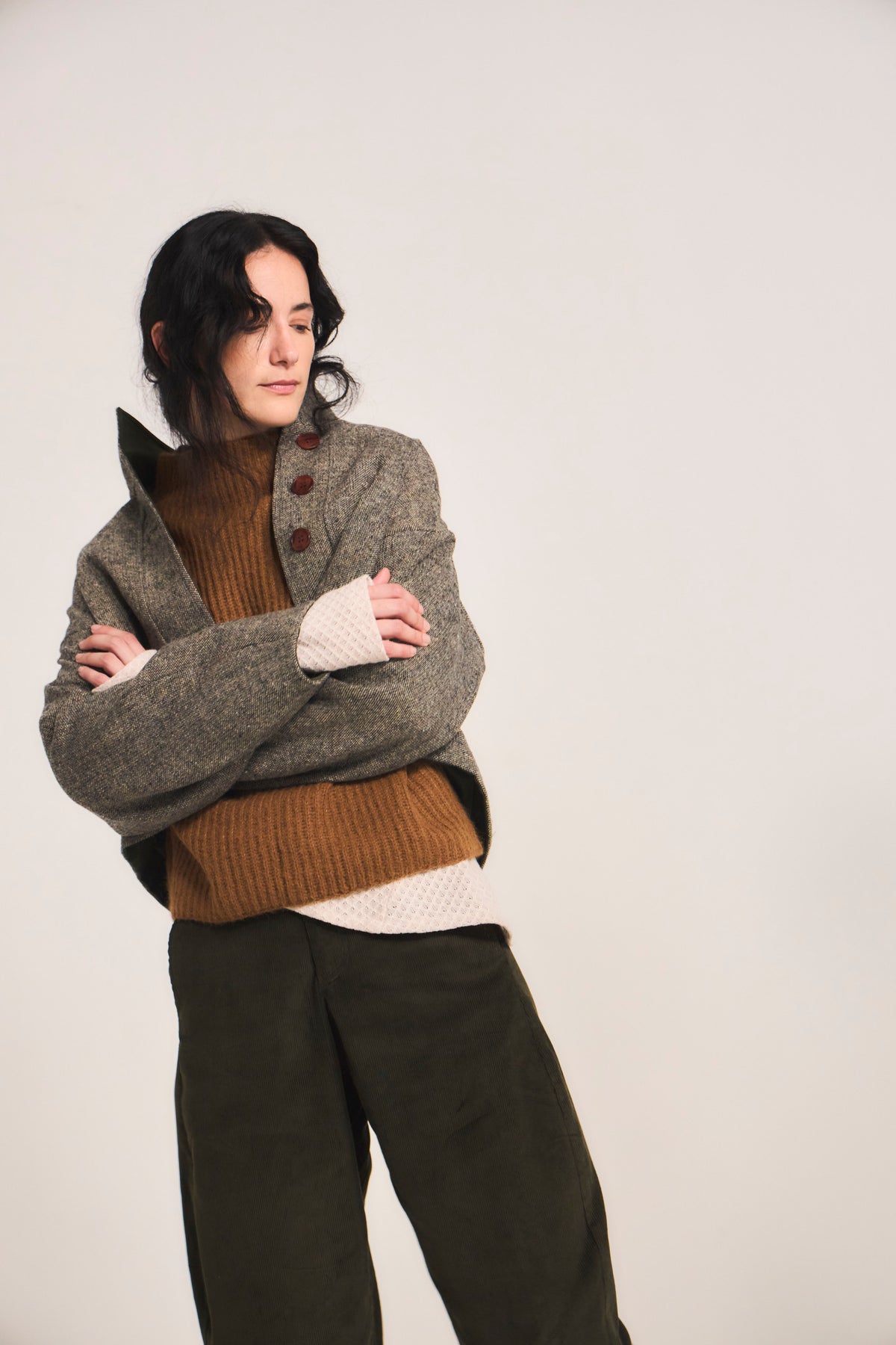 Chaqueta Prunelliere Lana Verde