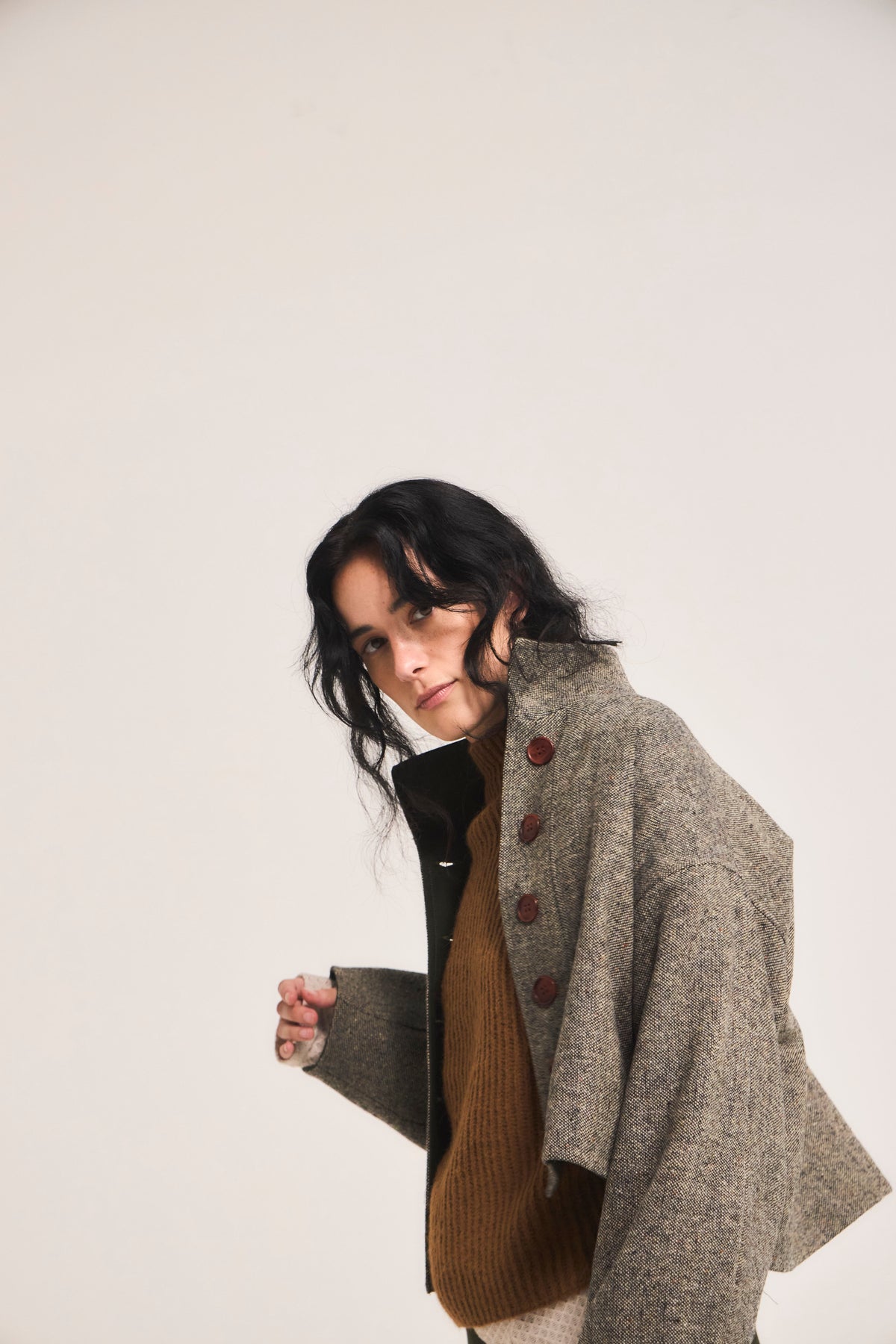 Chaqueta Prunelliere Lana Verde