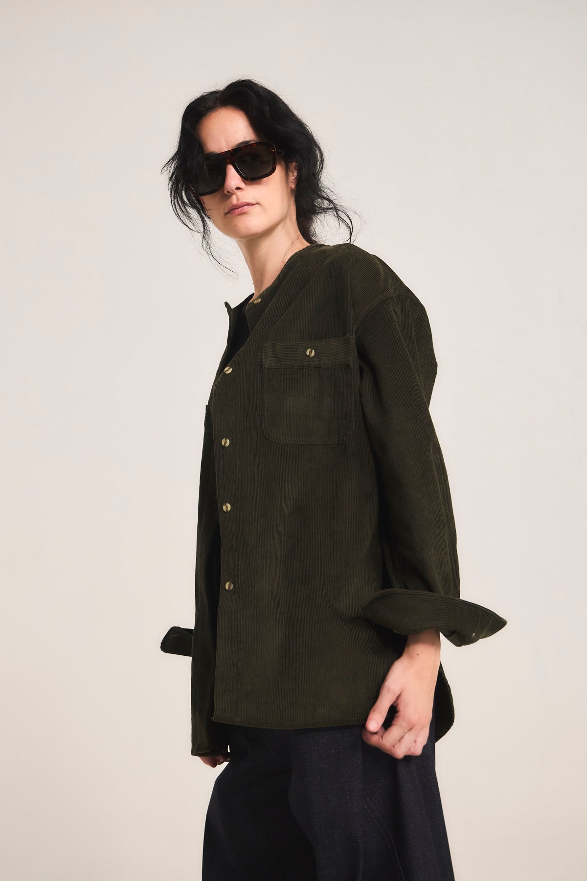 Sobrecamisa Doute Cotelé Verde