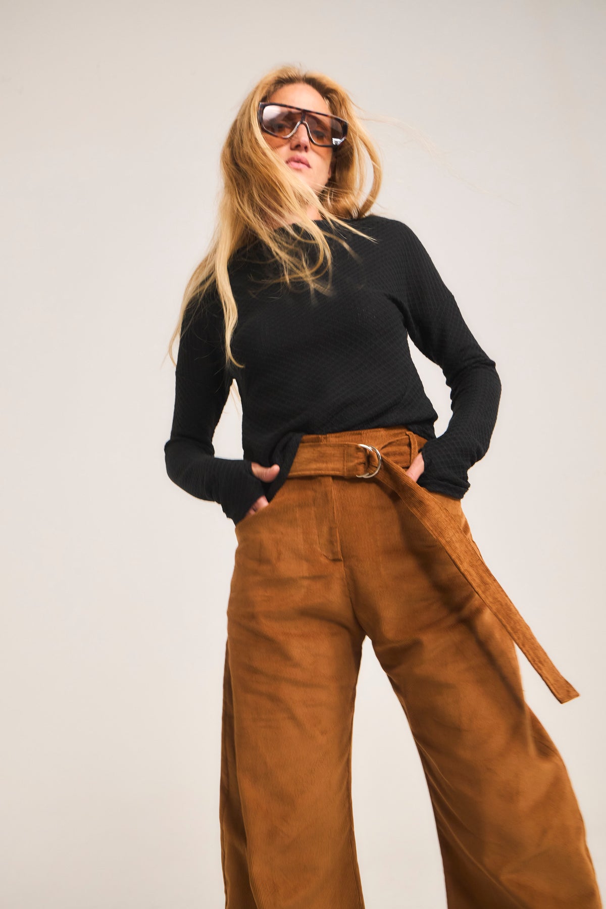 Pantalón Vivante Cotelé Camel