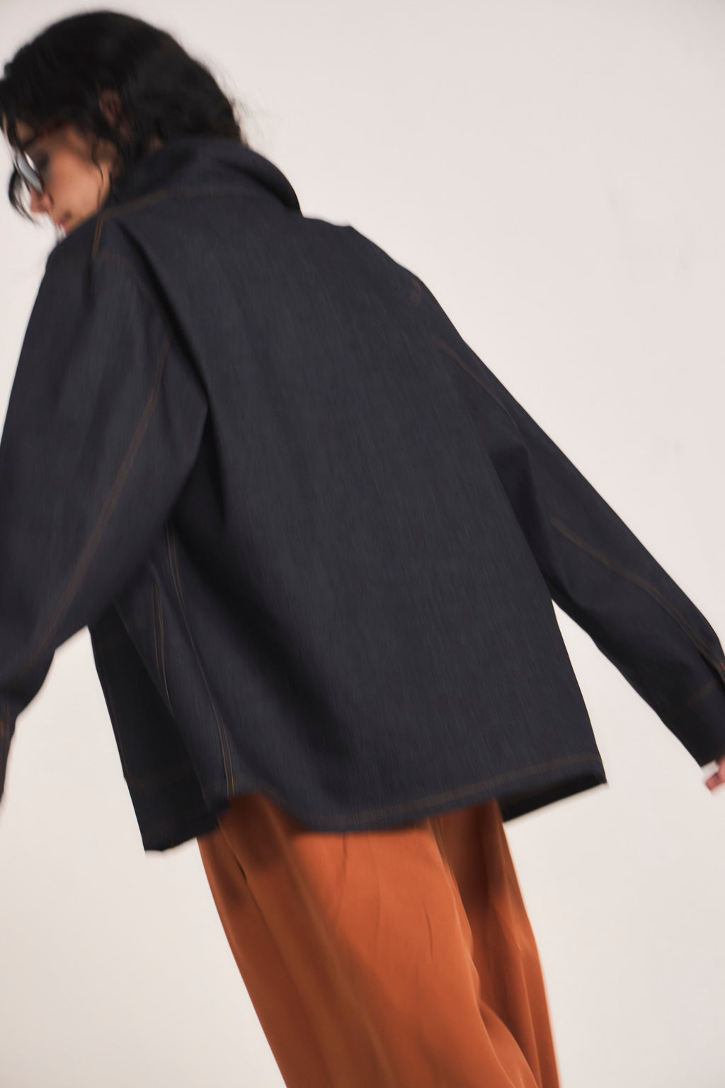 Chaqueta Casbah Denim Azul Marino