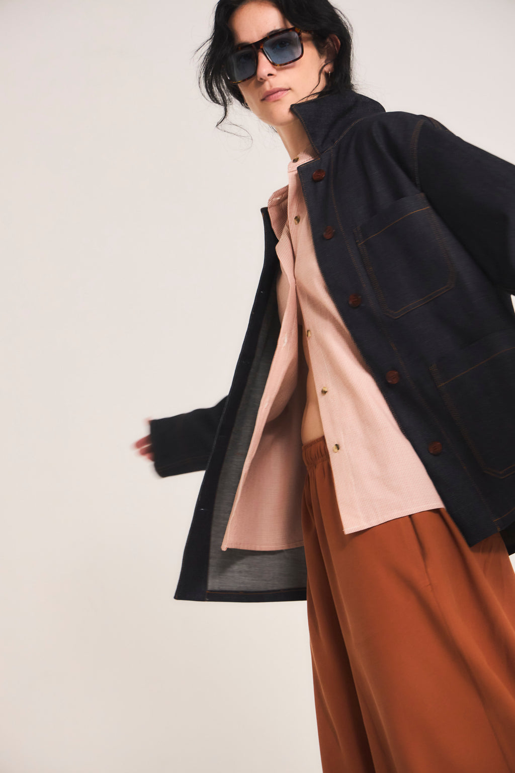 Chaqueta Casbah Denim Azul Marino