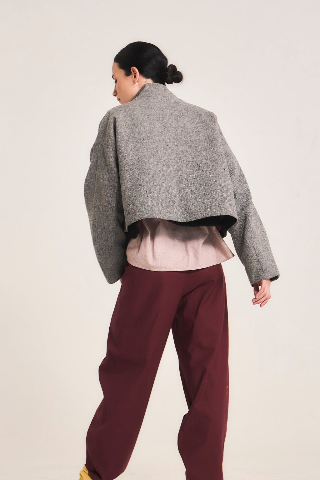 Chaqueta Prunelliere Lana Gris