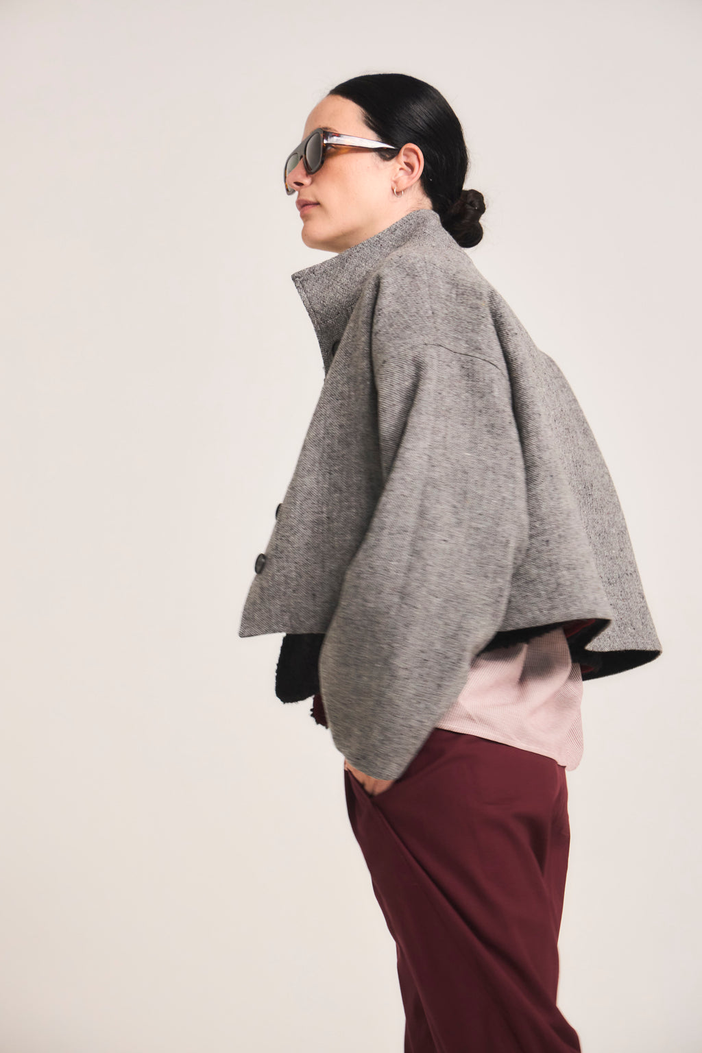 Chaqueta Prunelliere Lana Gris