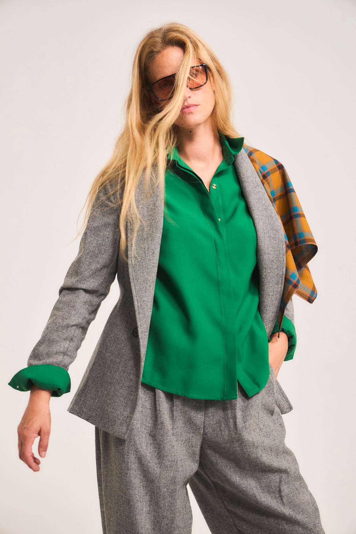 Blazer Vague Lana Gris