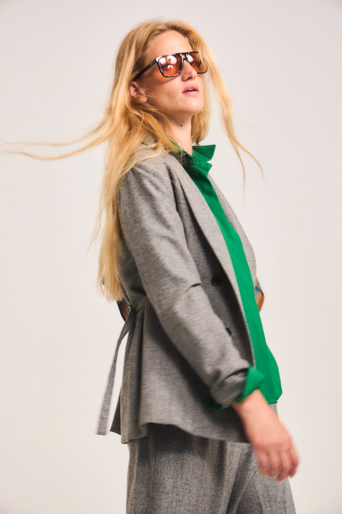 Blazer Vague Lana Gris